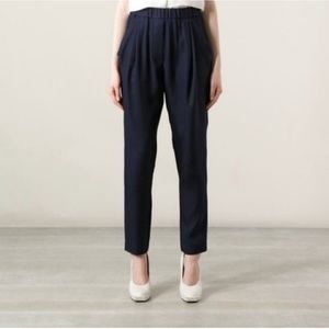 3.1 Phillip Lim black silk draped pants